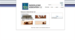 Desktop Screenshot of nashvillebar.webcredenza.com